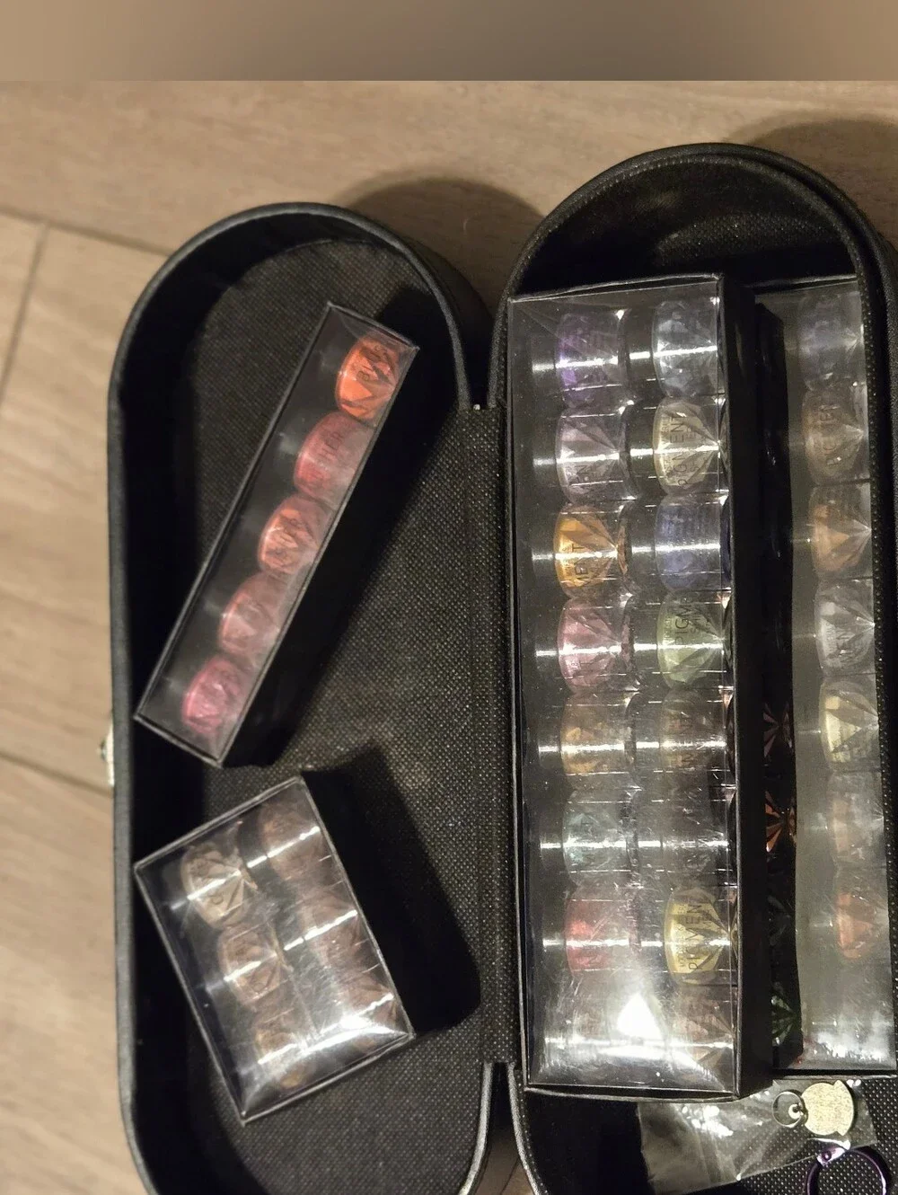 Younique Black Embossed Women's Makeup, Seller Startup Kit..
